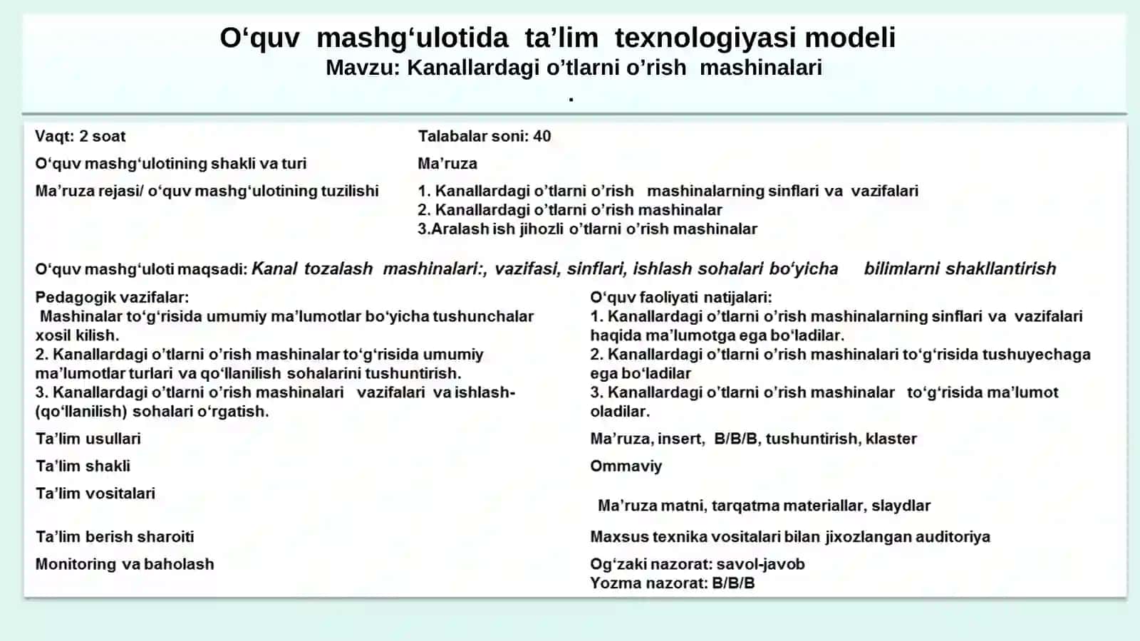 GIDROMELIORATIV ISHLARNI MEXANIZATSIYALASH 3
