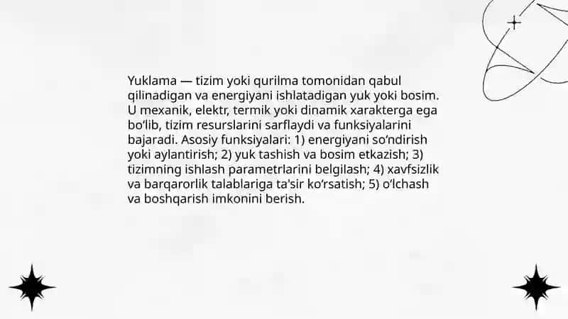 Yuklamalar 3