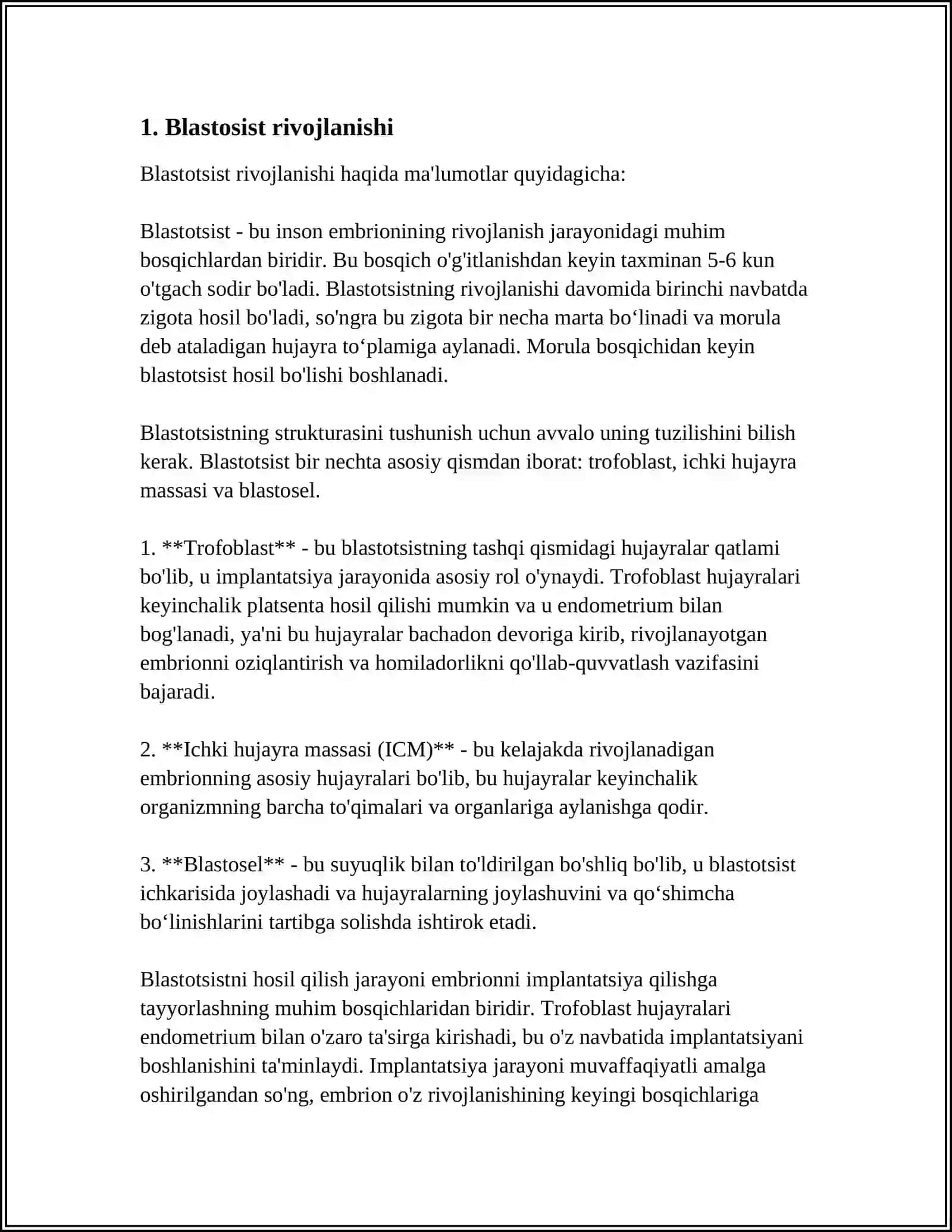 ODAM EMBRIOLOGIYASI QALTIS DAVRLARI 3