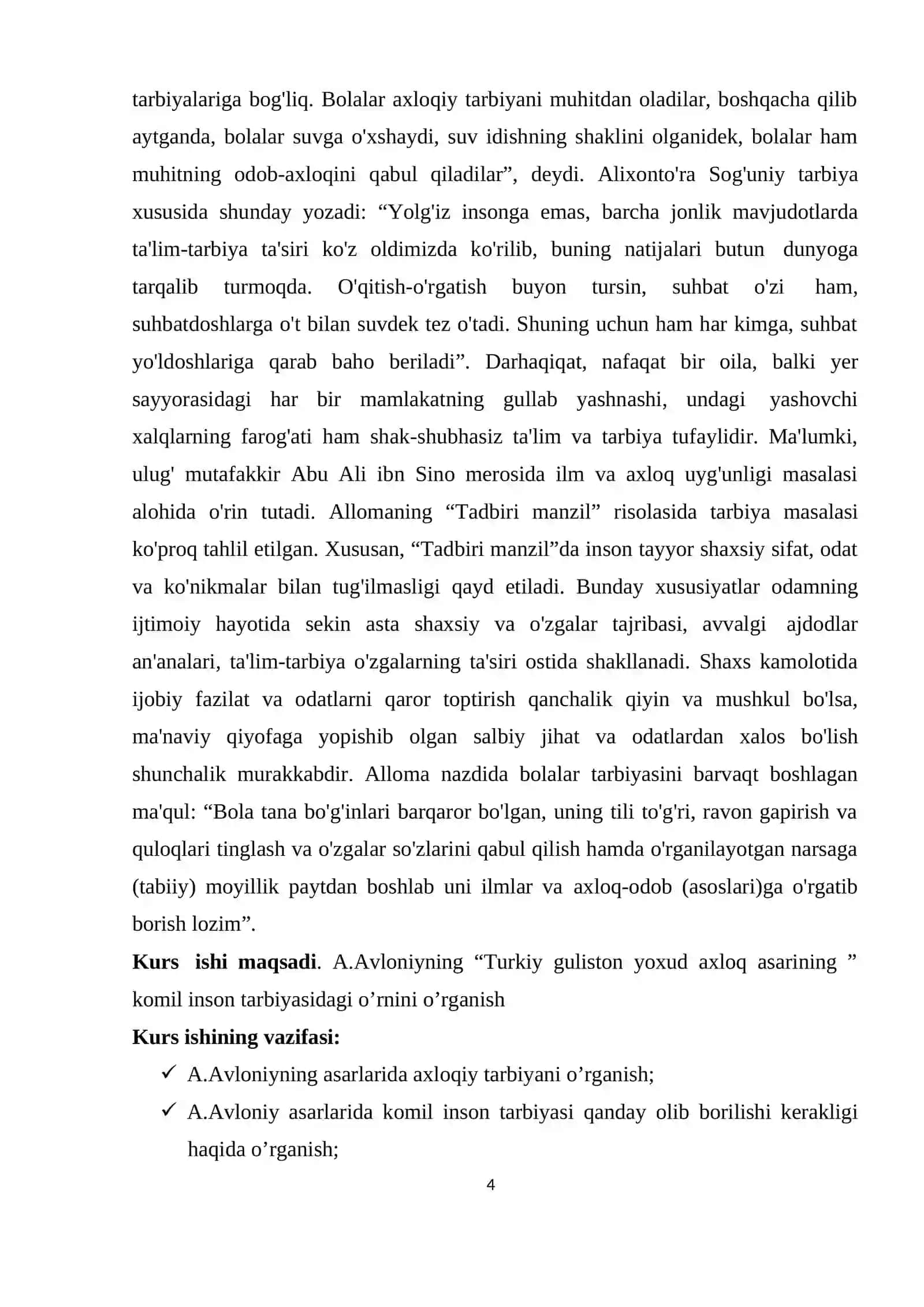 Axloqiy tarbiya jarayonida A.Avloniy merosidan foydalanish 3