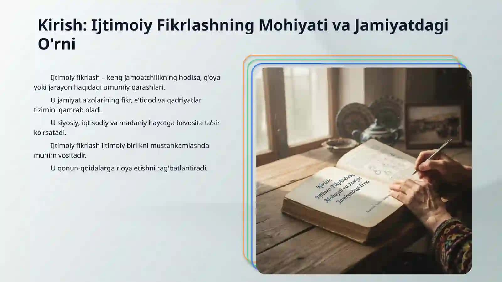 Ijtimoiy sohadagi fikrlash va unga tasiri 3