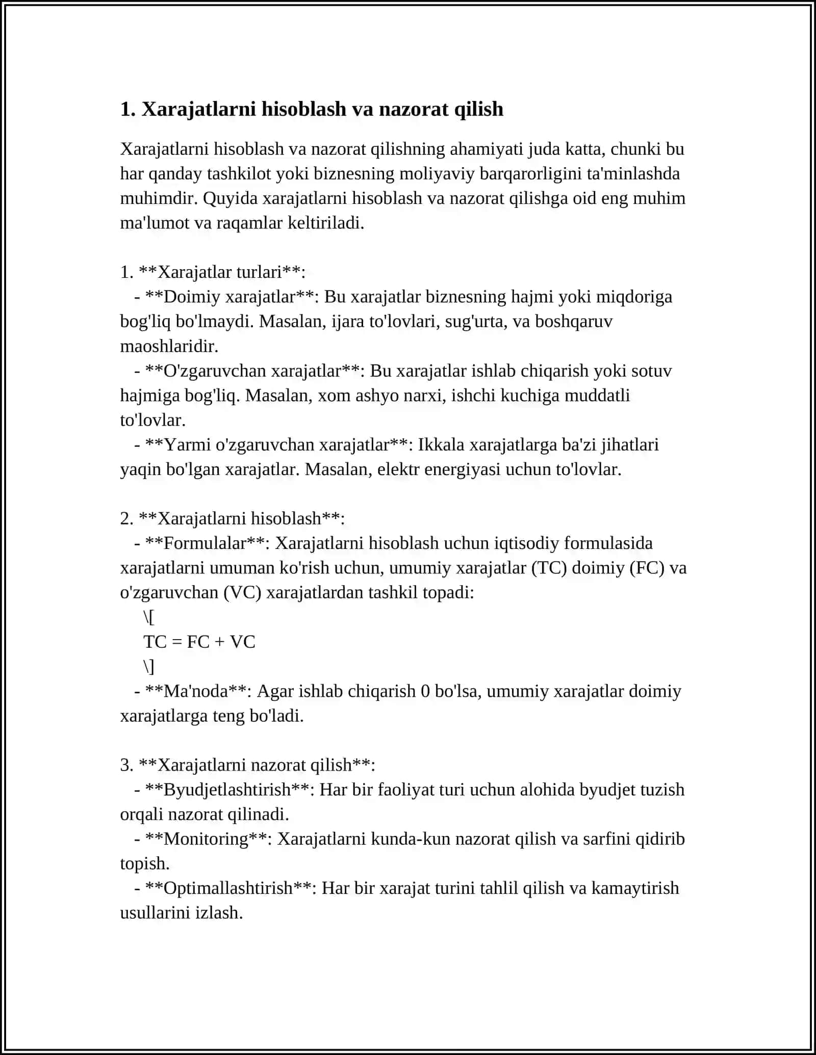 BUXGALTERIYA HISOBIDA BAHOLASH VA XARAJATLAR 3