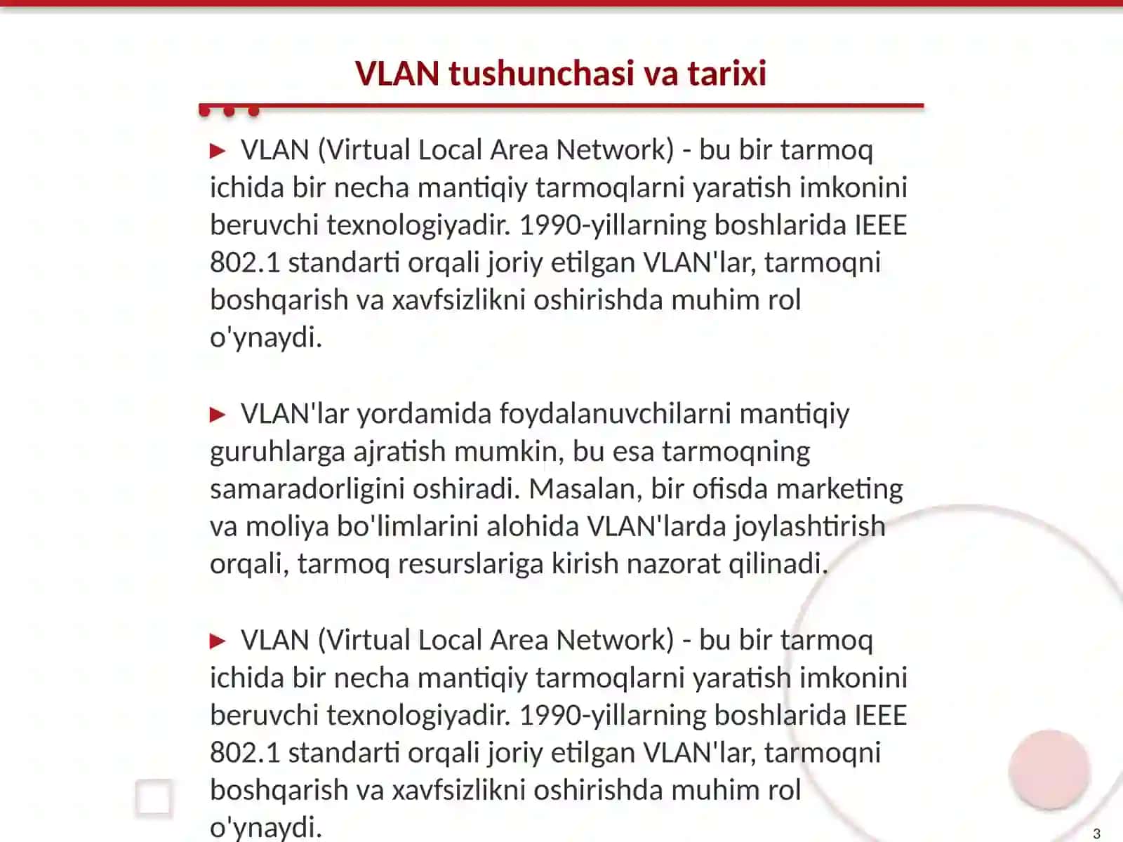VLAN kansepsiyasi 3