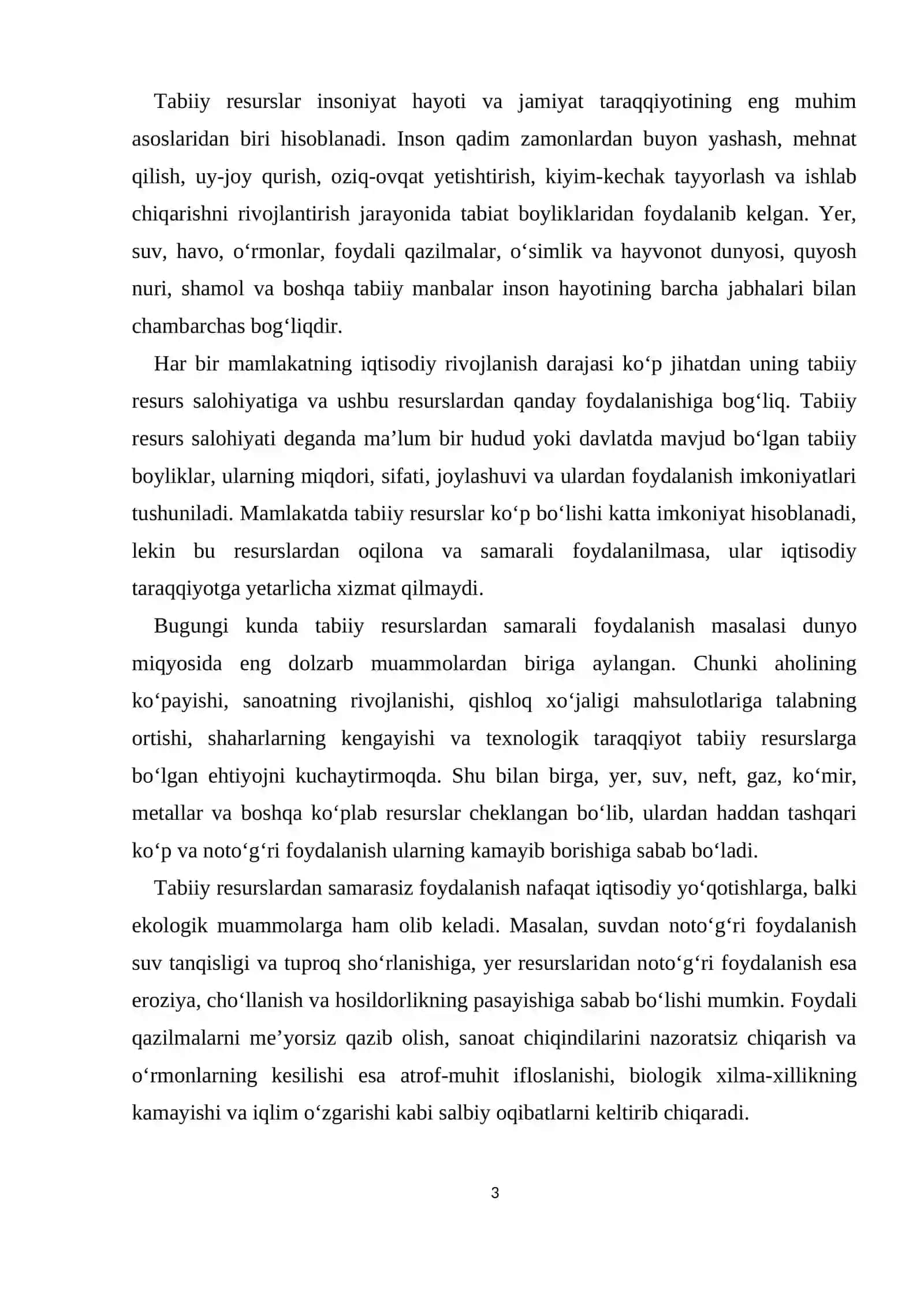 Tabiiy resurs saloxiyatidan samarali foydalanish strategiyasi 3