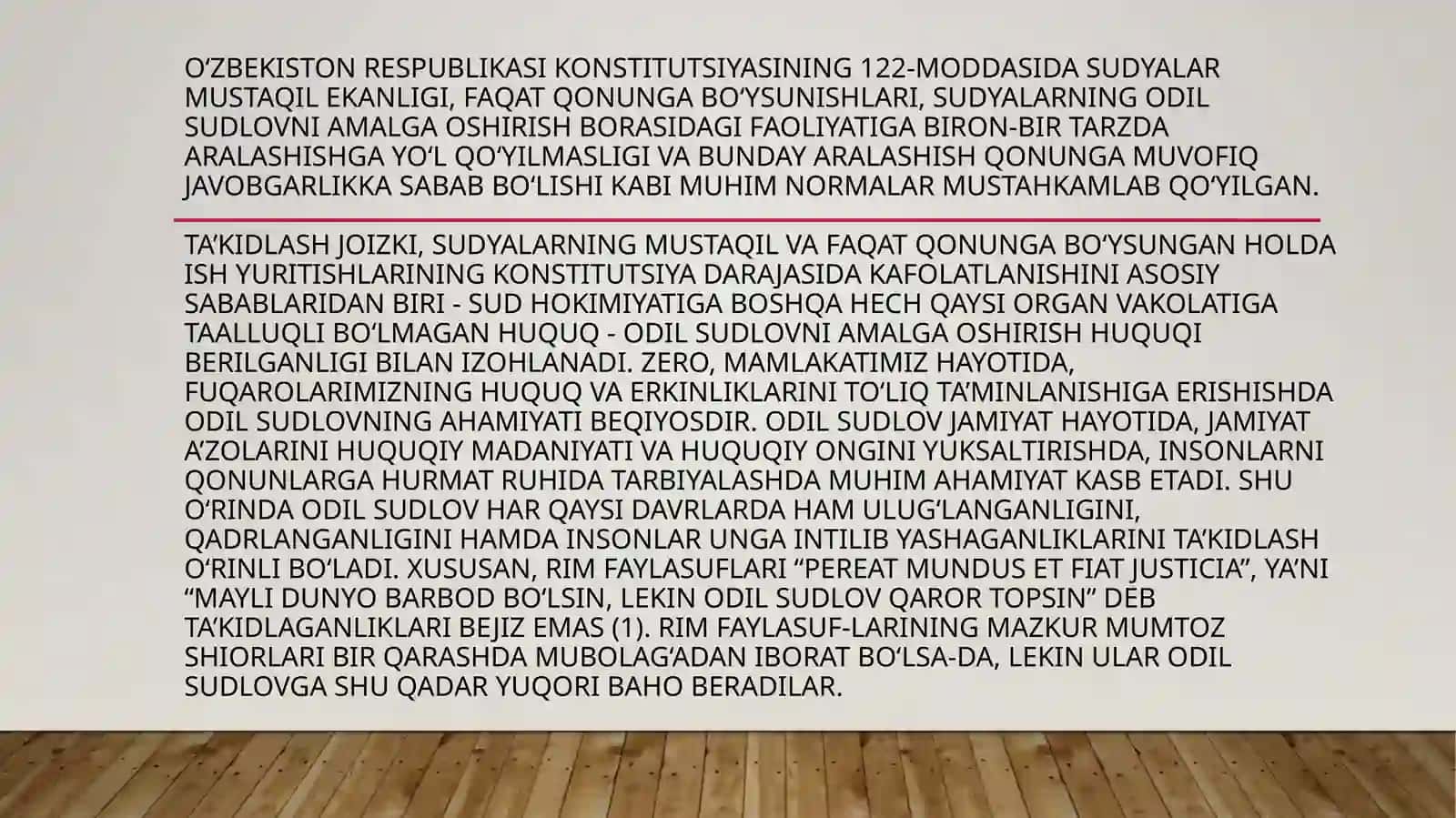Sud hokimiyatining mustaqillligi kafolatlari 3