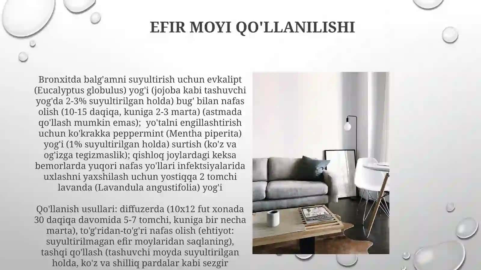 Nafasyollarikasalliklaridabemorlarnixalqtabobativostalariyordamdauysharoitidaparvarishlash 3