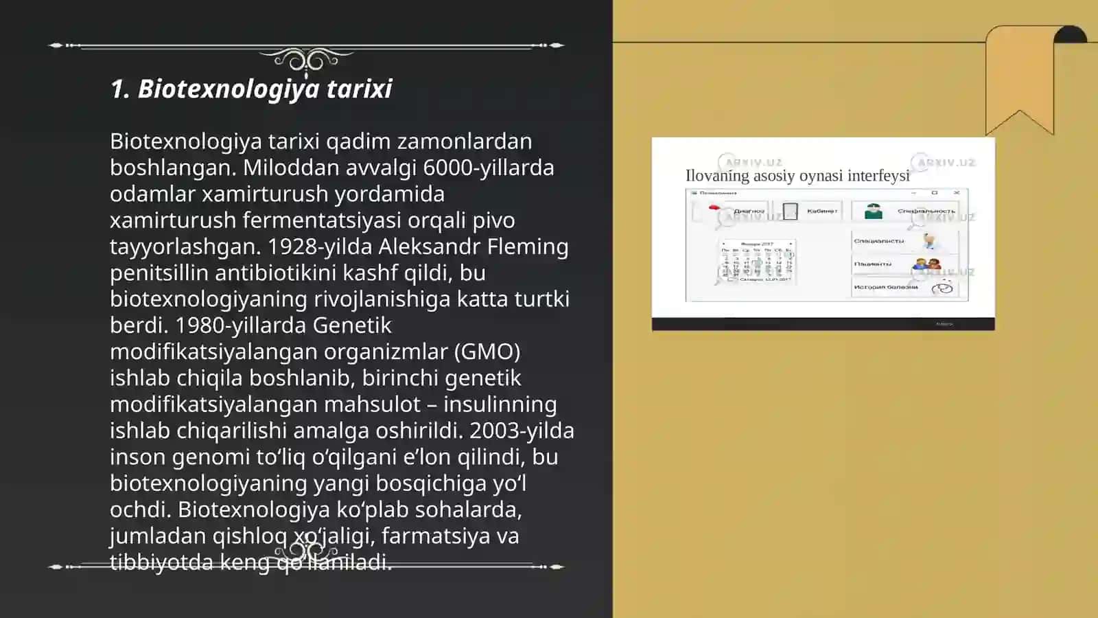 Biotexnologiya tarixi 3