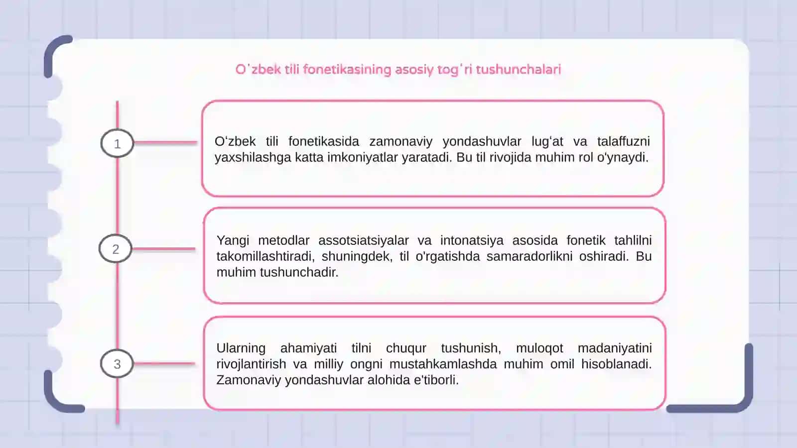 Oʻzbek tili fonetikasida zamonaviy yondashuvlar va ularning ahamiyati 3