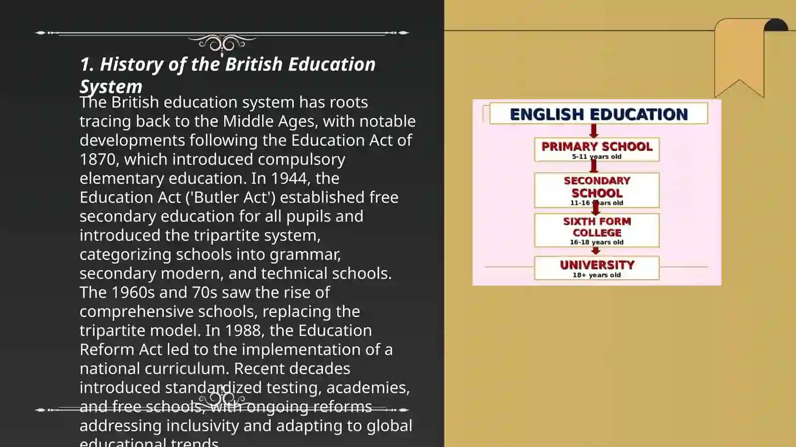 Educational system in Britain 3