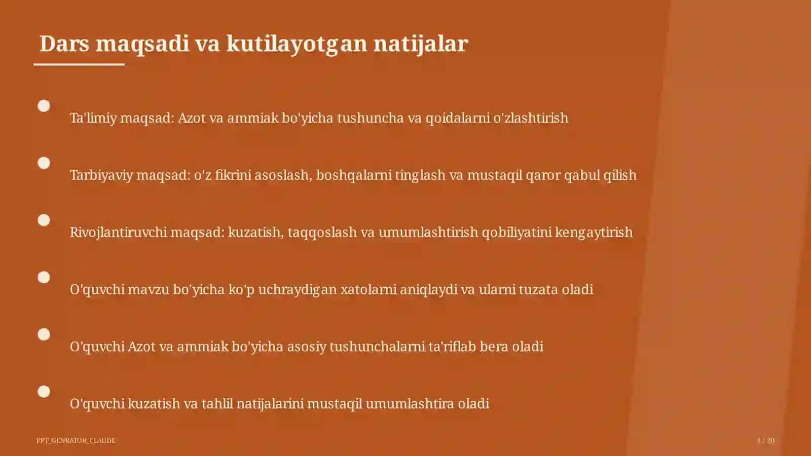 Azot va ammiak (9-sinf) 3
