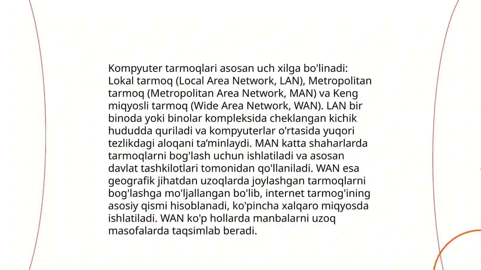 Kompyuter tarmoqlari va tarmoq xavsizligi muammolari 3