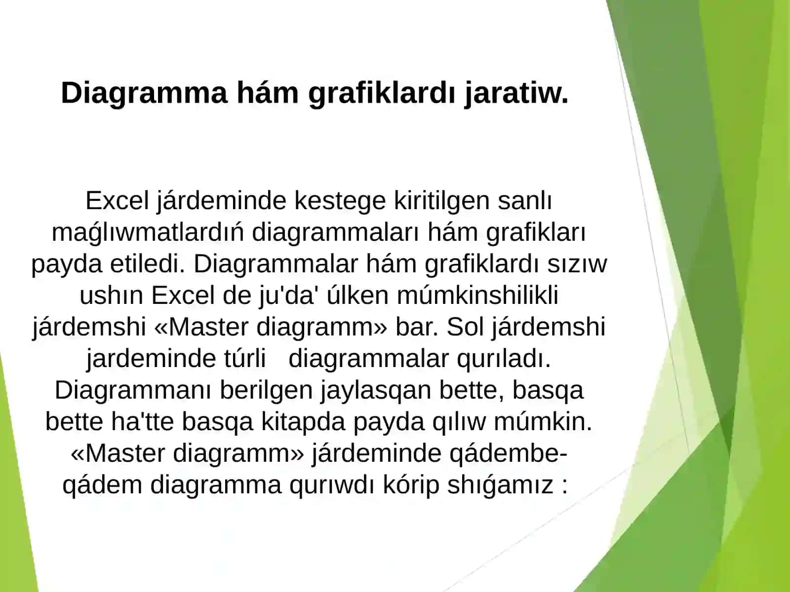Exceldadiogrammalar ham grafikler jasaw 3