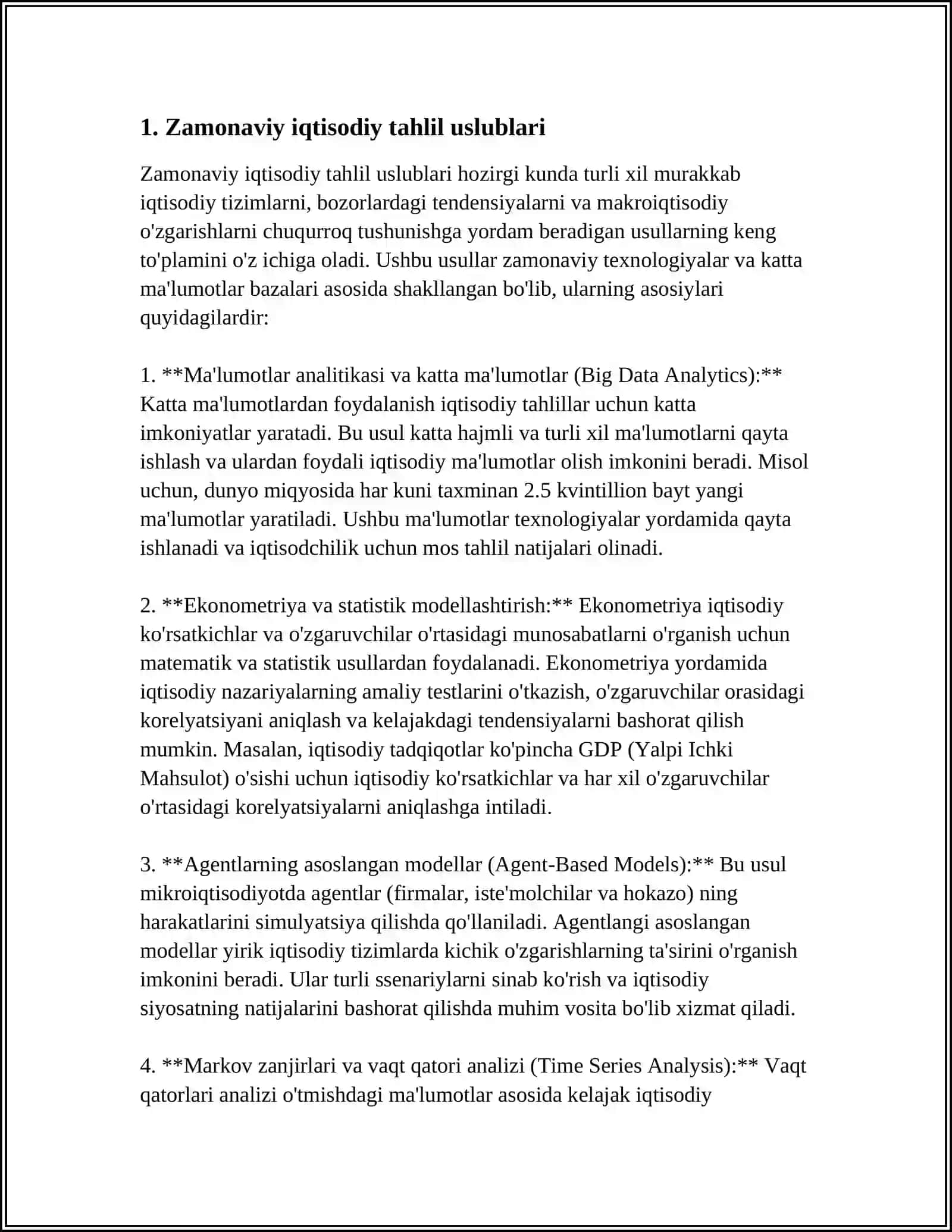 IQTISODIYOT NAZARIYASI FANINING ZAMONAVIY TADQIQOT USLUBLARI 3
