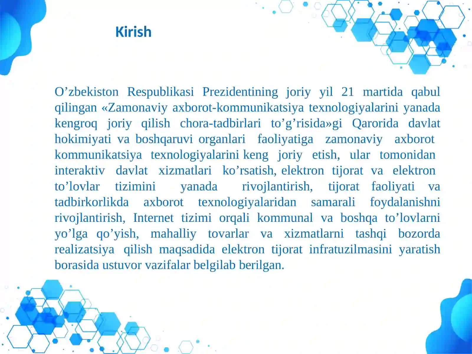 Menejment fanida: axborot va kommunikatsiya 3