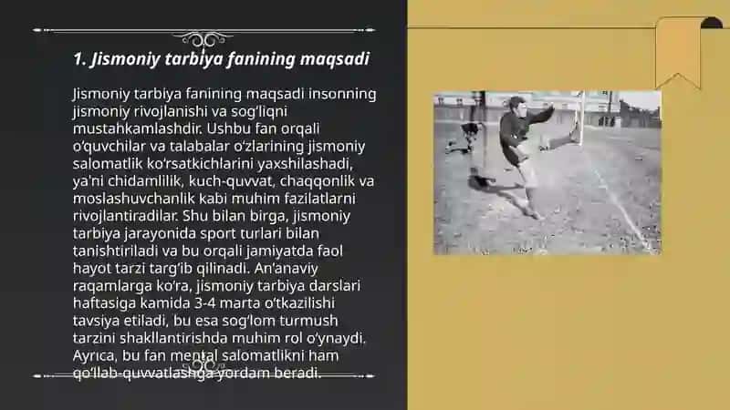 Jismoniy tarbiya fanining maqsadi va vazifalari 3