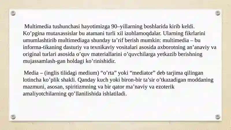 Zamonaviy taqdimotlar bilan ishlash 3