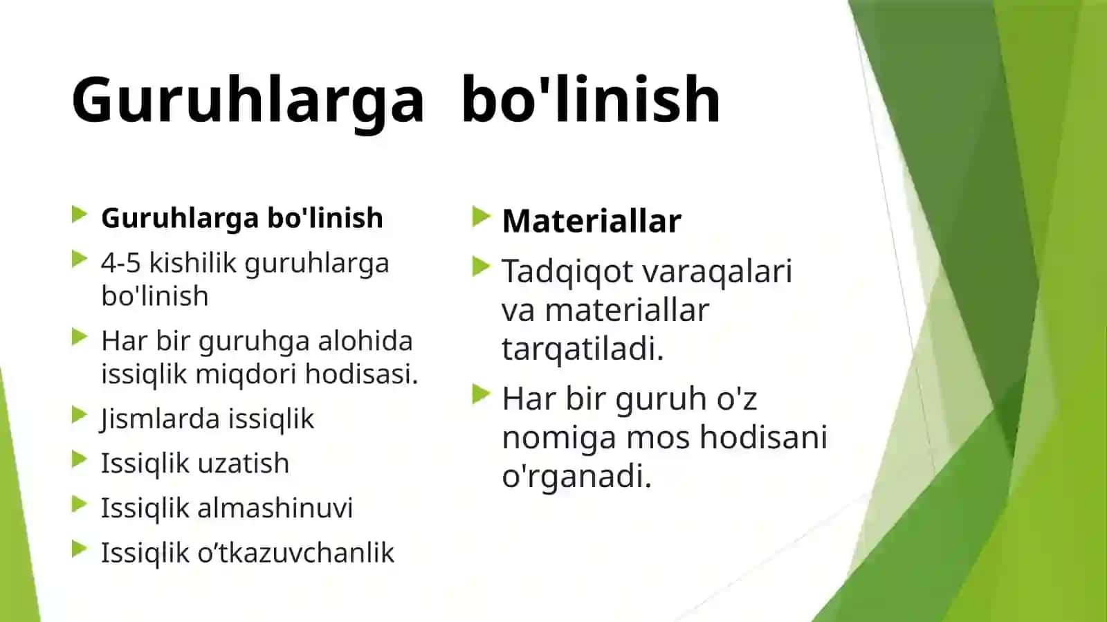 “Issiqlik miqdori”  mavzusida MIKRODARS (Fizika 9-sinf) 3