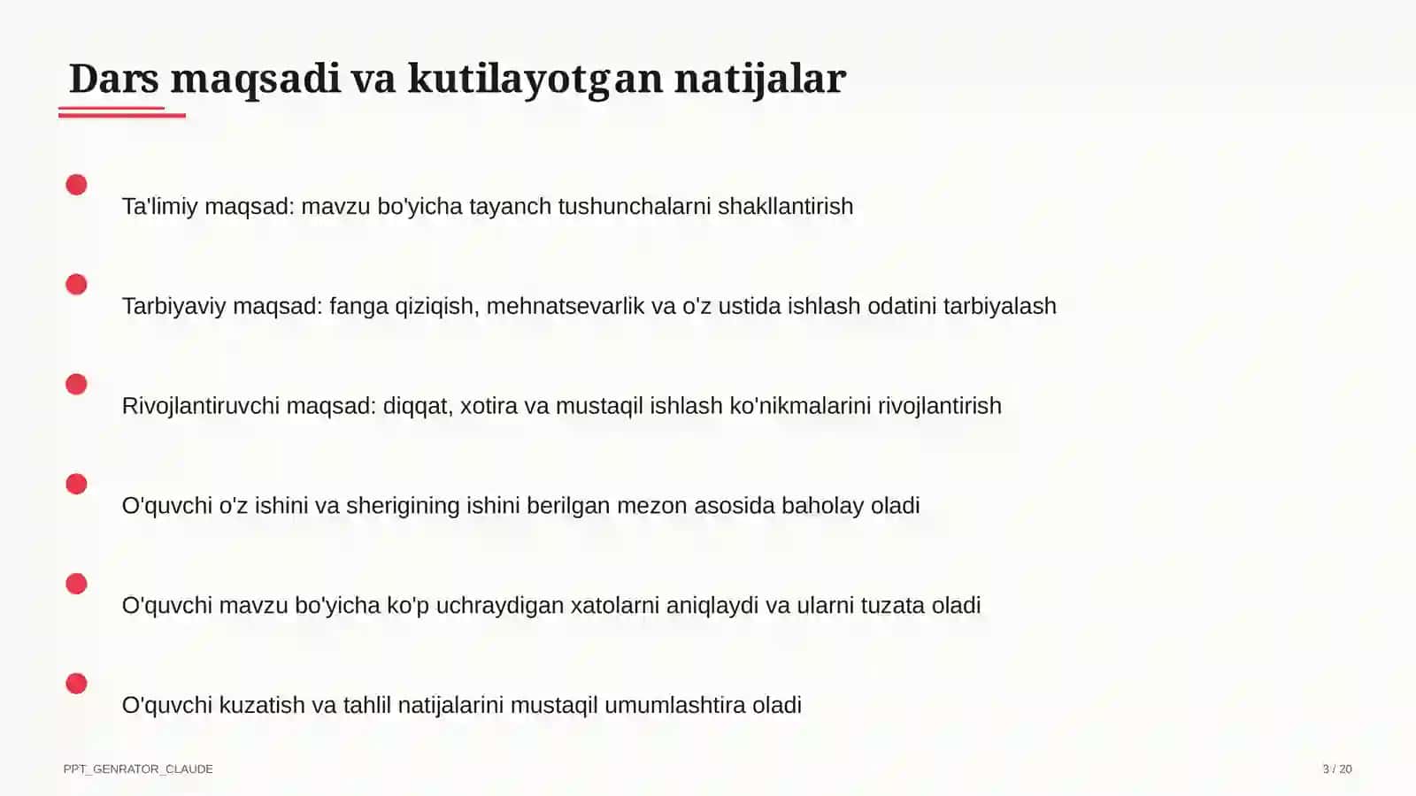 Bir o'zgaruvchili chiziqli tenglamalar (7-sinf) 3