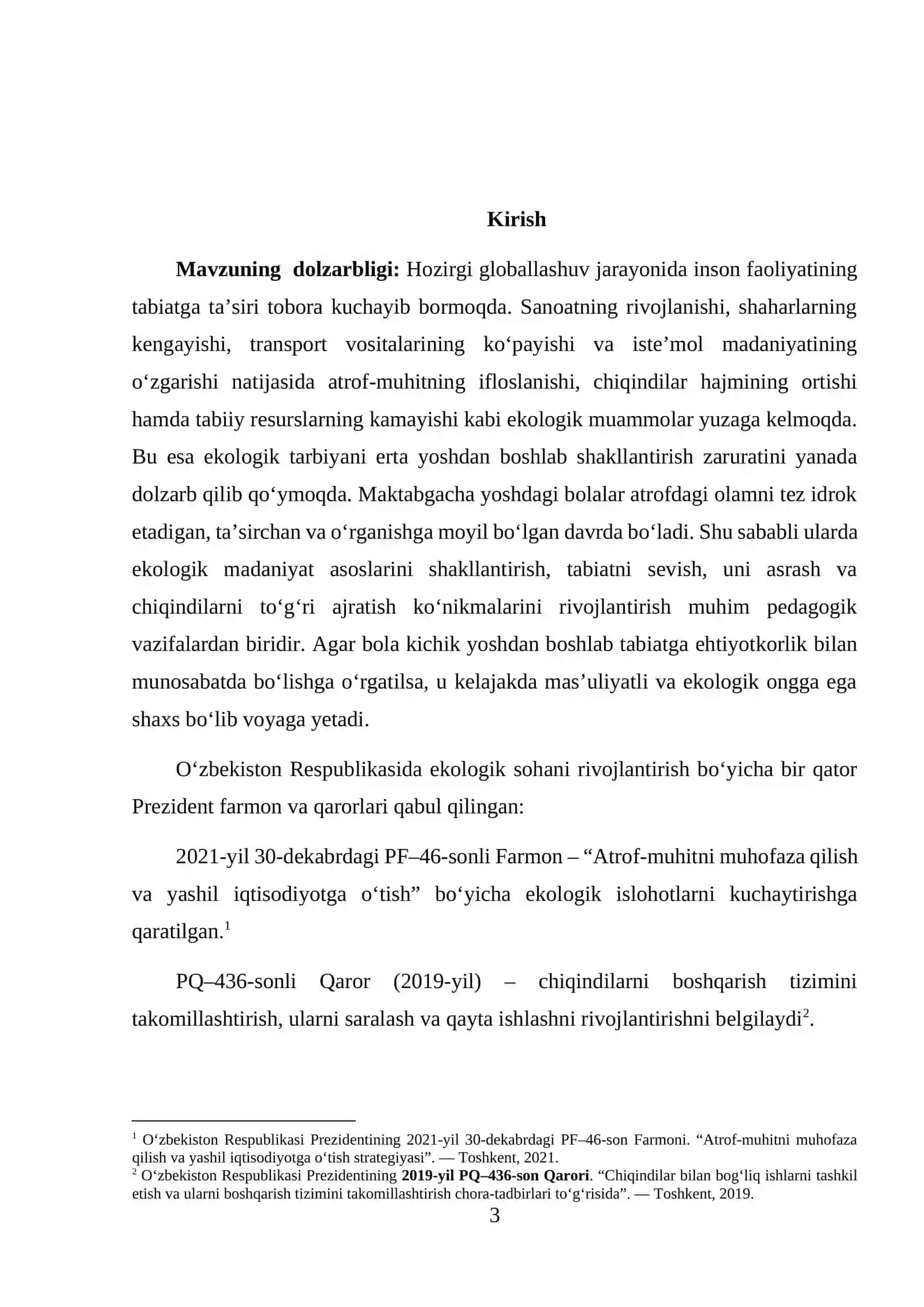 Ekologik tarbiya: chiqindilarni ajratish va tabiatni asrashga o’rgatish 3