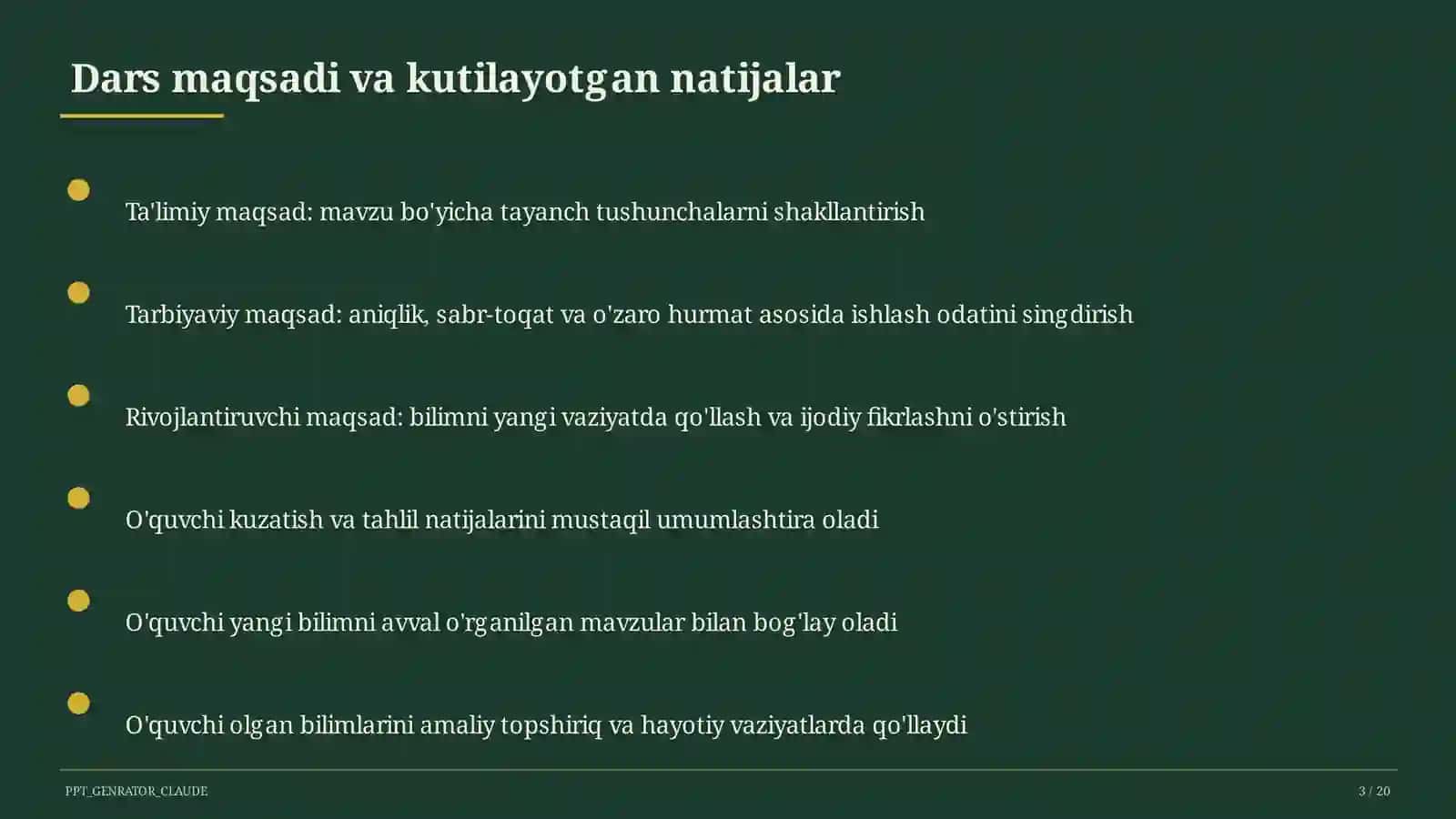 O'zbek tilining davlat tili sifatidagi mavqei (11-sinf) 3
