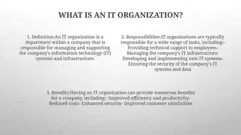 IT Organizations 3