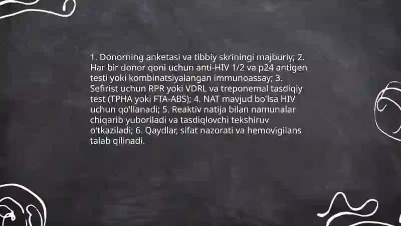 Qon quyishda spid va sefirist 3