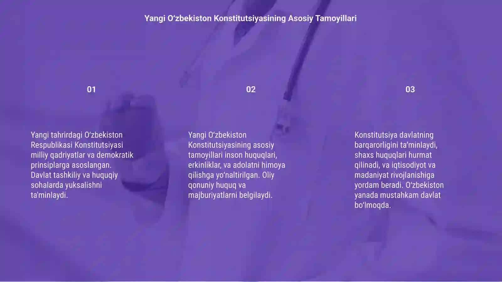 Yangi tahrirdagi Oʻzbekiston Respublikasi Konstitutsiyasi 3