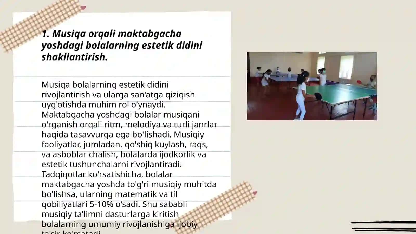 Maktabgacha yoshdagi bolalarga estetik tarbiya berishda musiqaning oʻrni 3