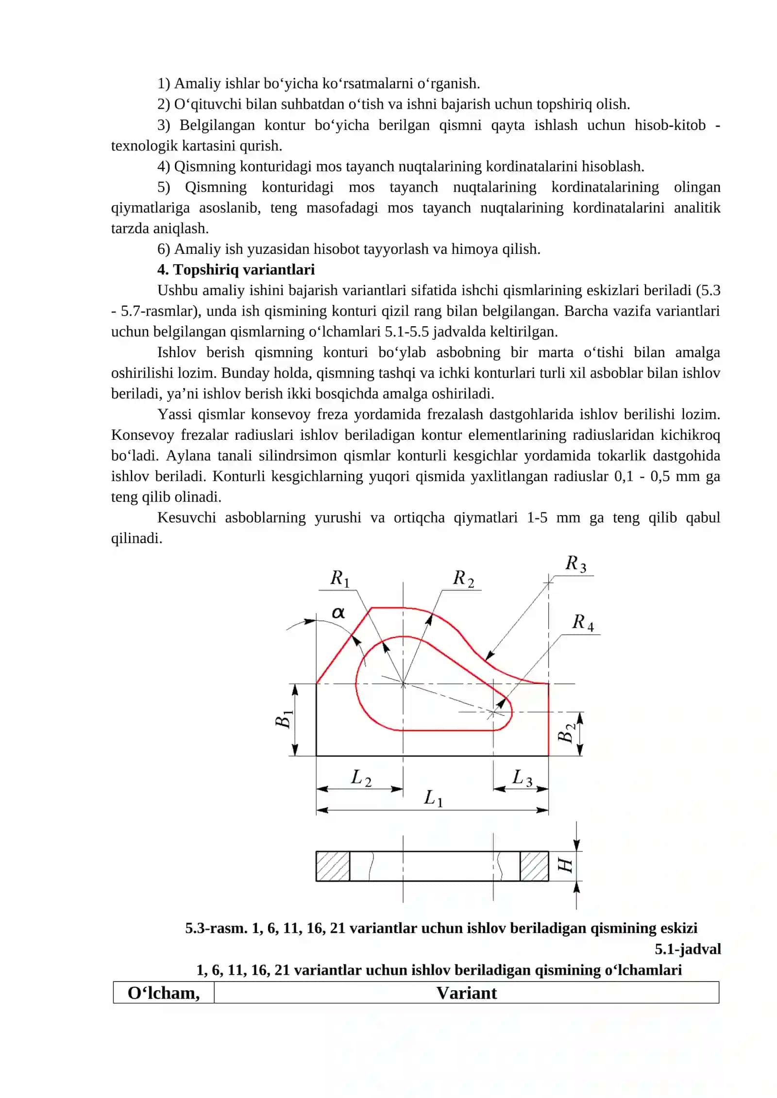 konturli ishlov asboblar trayektoriyasi 3