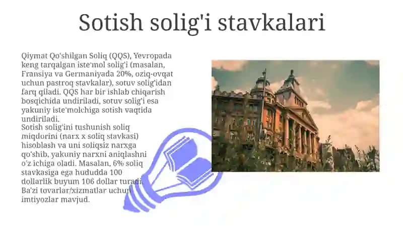 Sotish solig'i stavkalari 3