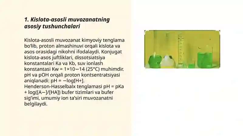 Kislota-asosli muvozanat 3