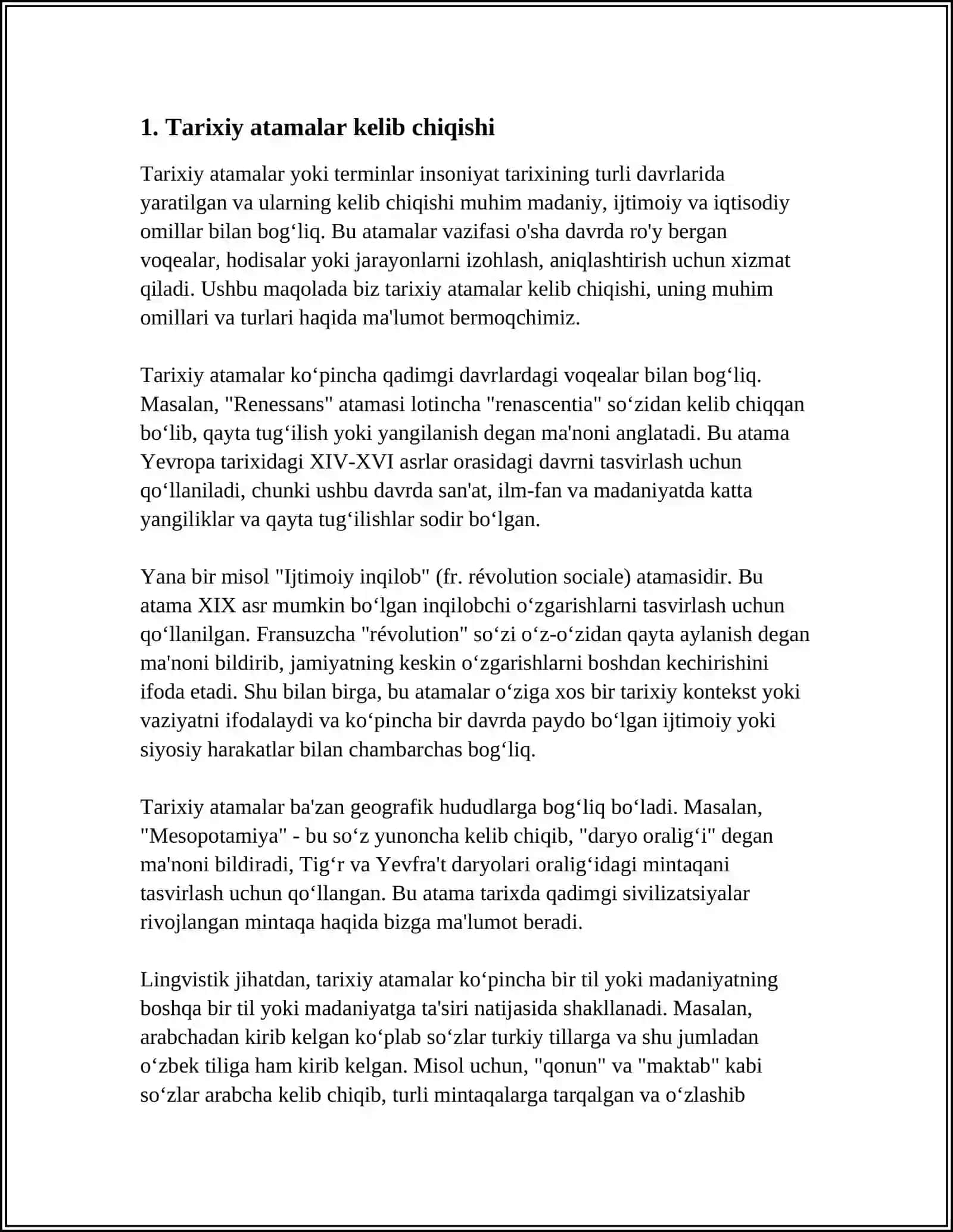 TARIXIY ATAMASHUNOSLIK 3