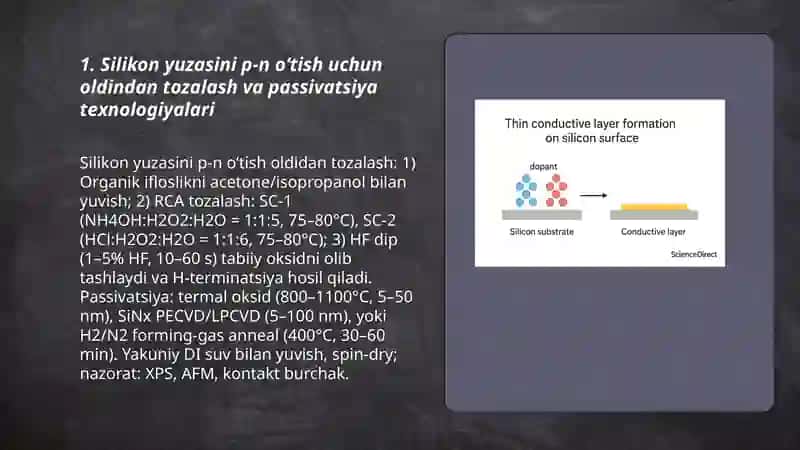 Yuqori pn o'tish olish texnologiyasi 3