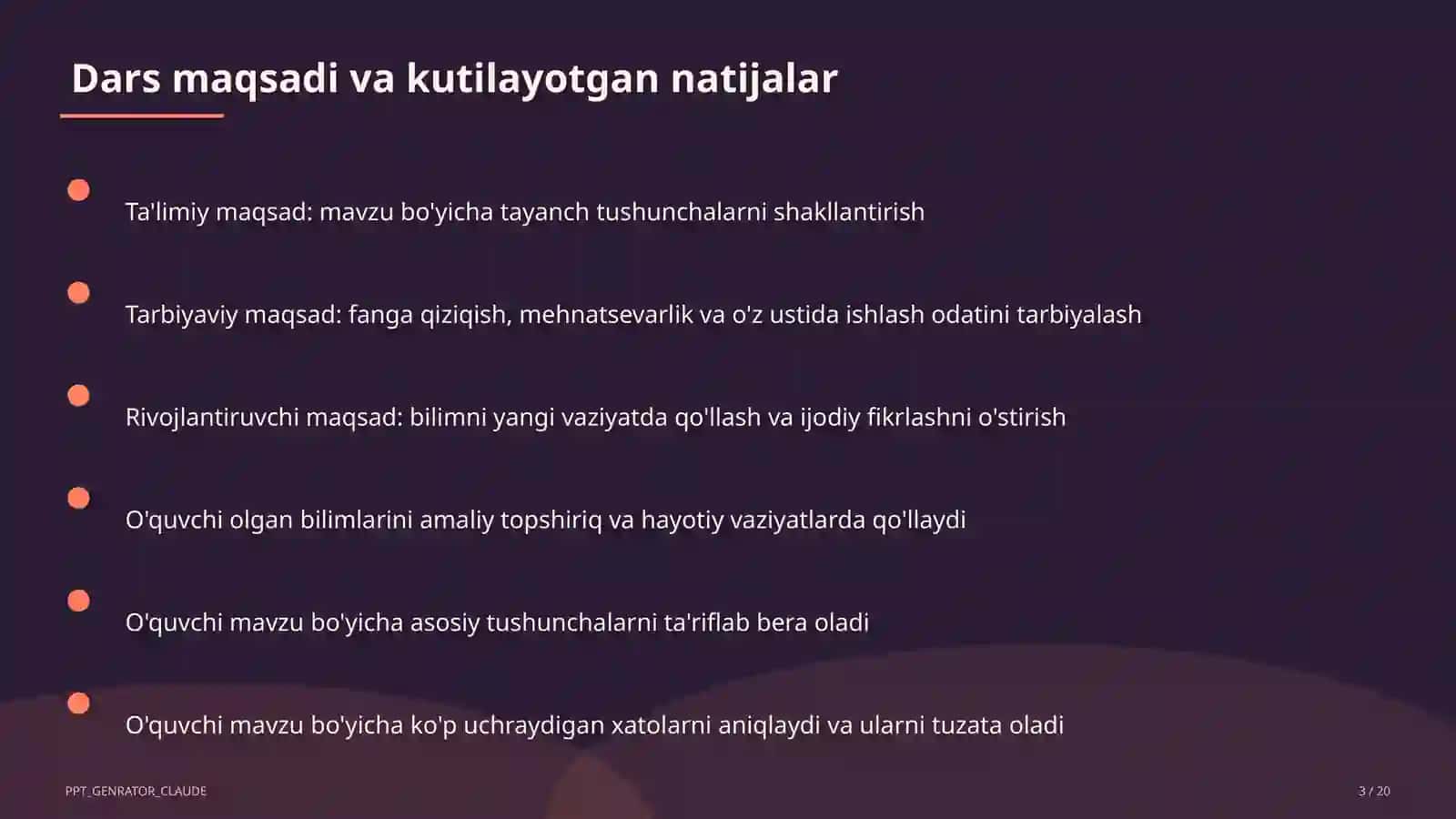 O'qituvchilar uchun: pedagogika va o'qitish metodikasi 3