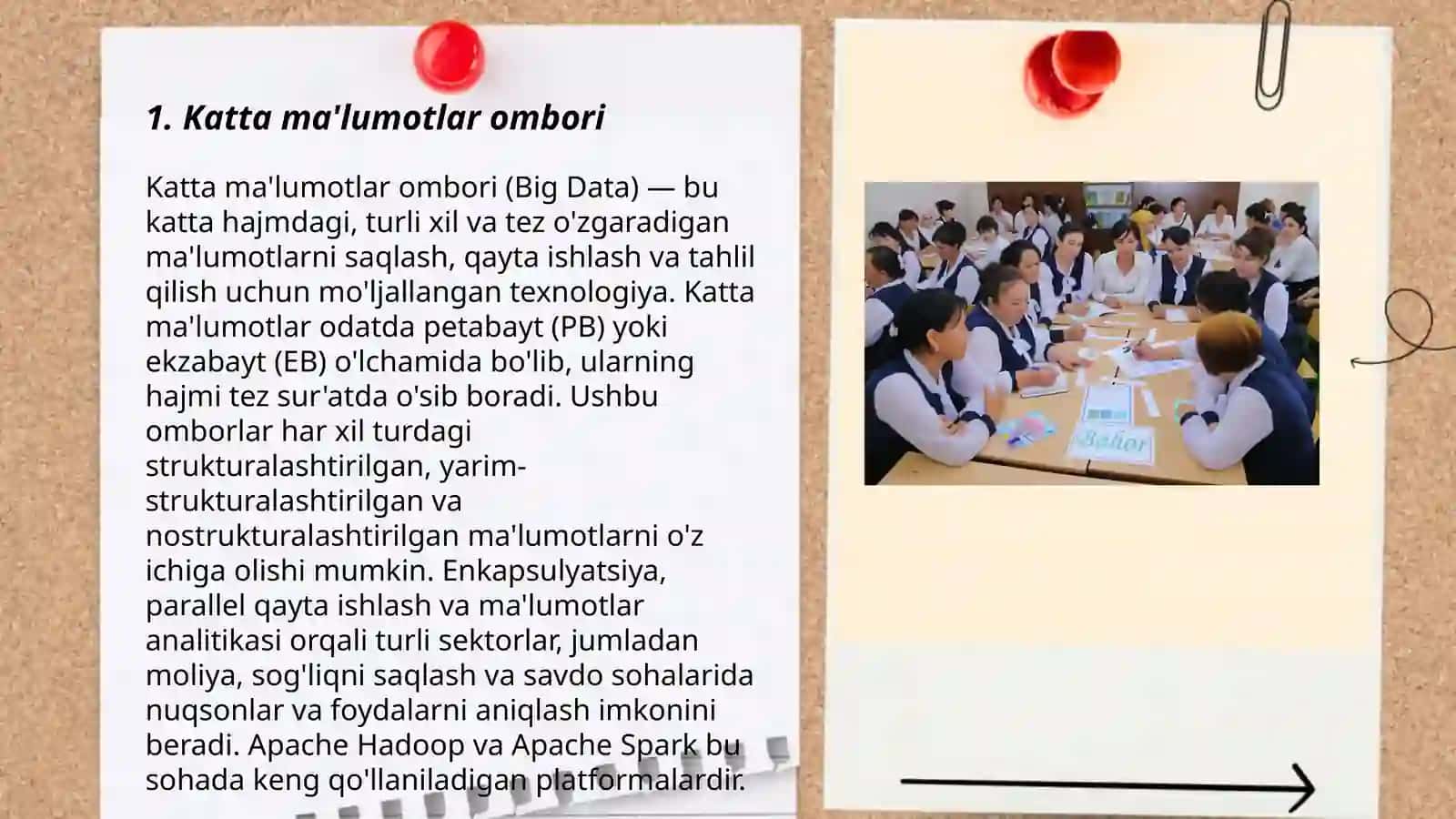 Katta ma'lumotlarni qayta ishlash texnologiyalari 3