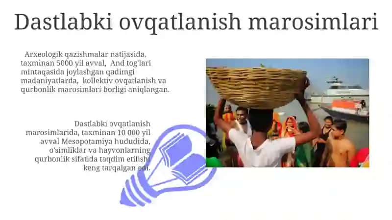 Dasturxon Madaniyatining Ildizlari 3