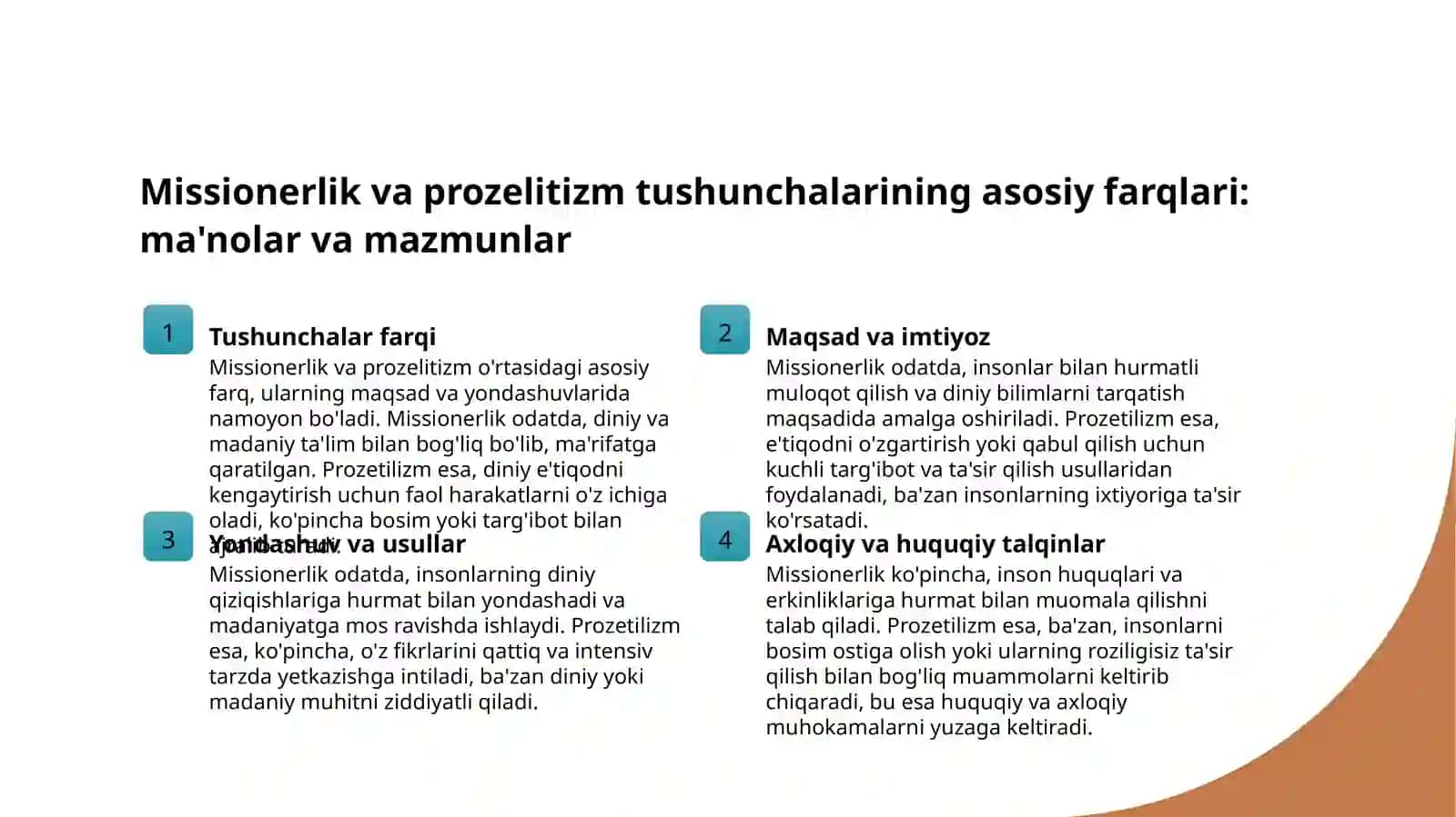 Missionerlik va prozelitizm Asosiy tushunchalar va farqi 3