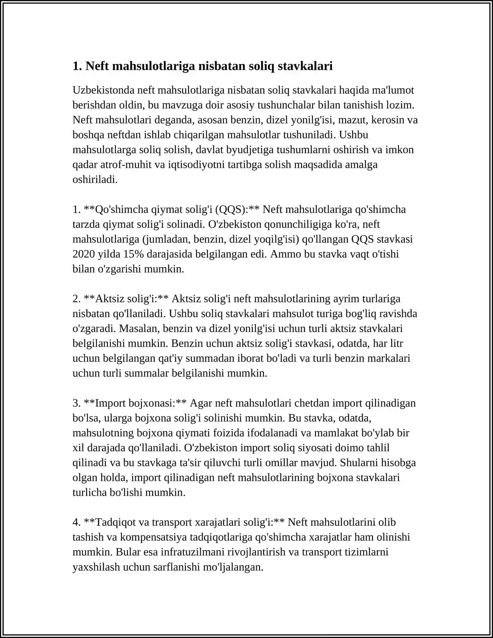 SUV RESURSLARIDAN FOYDALANGANLIK UCHUN SOLIQNI HISOBLAB CHIQARISH VA SOLIQ HISOBOTINI TAQDIM ETISH TARTIBI 3