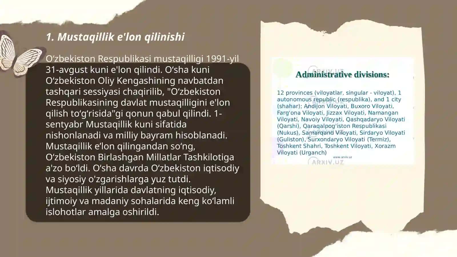 O'zbekiston Respublikasi davlat mustaqilligi va davlat ramzlari 3