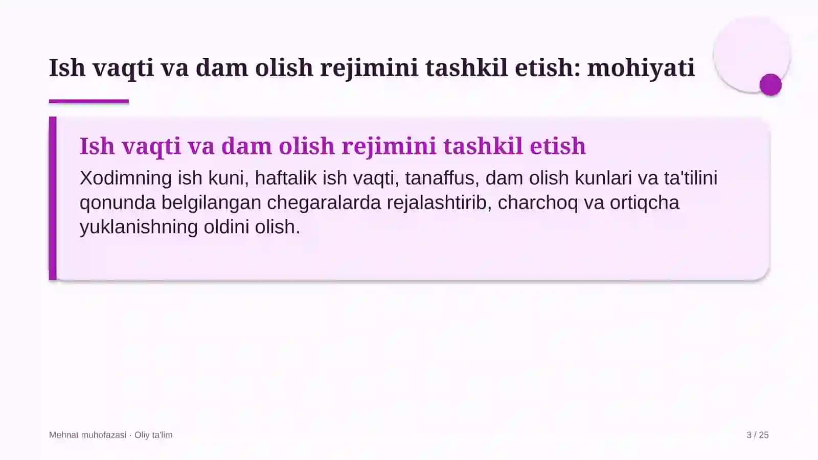 arxitektura byurolarida ish vaqti va dam olish rejimini tashkil etish 6740 3