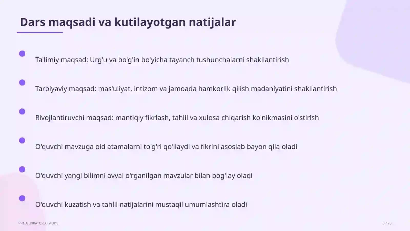 Ona tili (5–11) 3