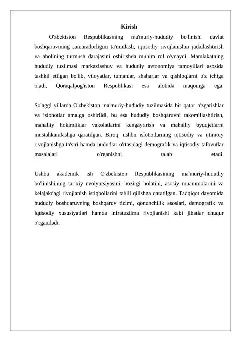 O’zbekiston Respublikasi ma’muriy hududiy bo’linishi 3