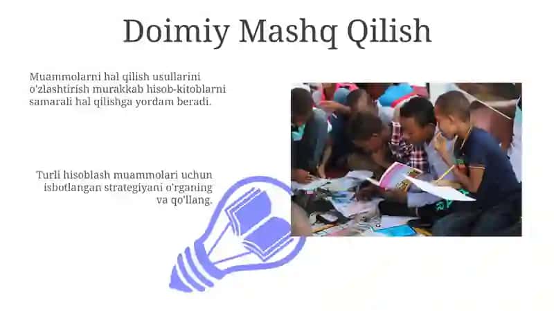 Hisoblashga oid masalalar yechish metodikasini oʻrganish 3