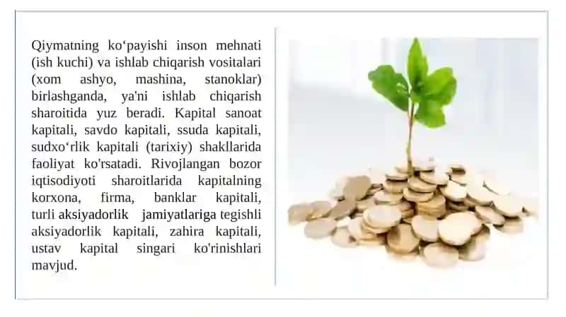 Kapital qoʻyilmalar va kapital bozori 3