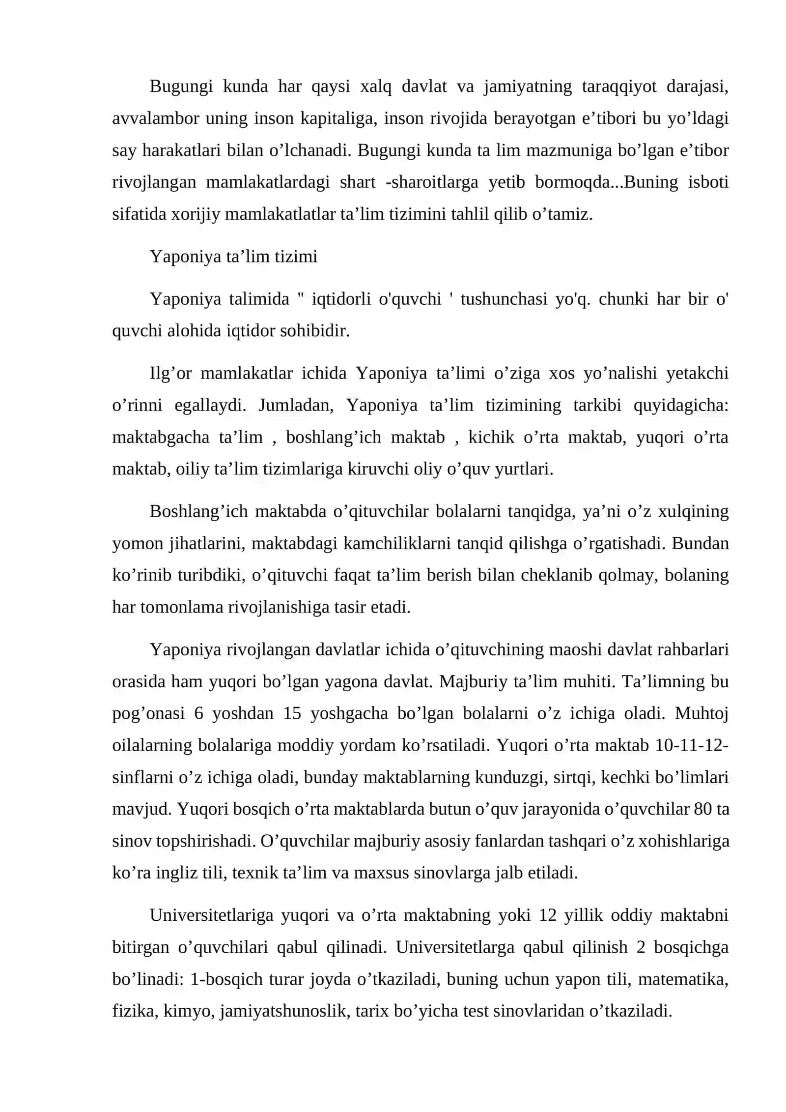 Ta’lim faoliyati sifatini boshqarishda chet el tajribasi 3