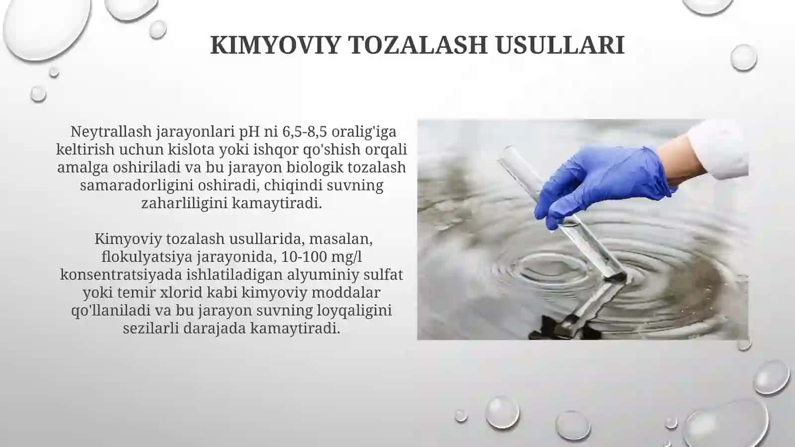 Kimyoviy tozalash usullari 3
