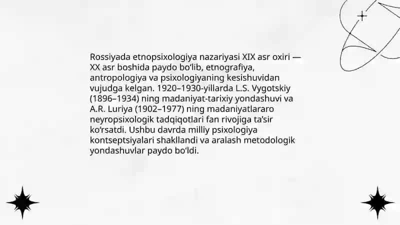 Rossiyada etnopsixologiya fanining shakllanishi va dastlabki izlanishlar 3