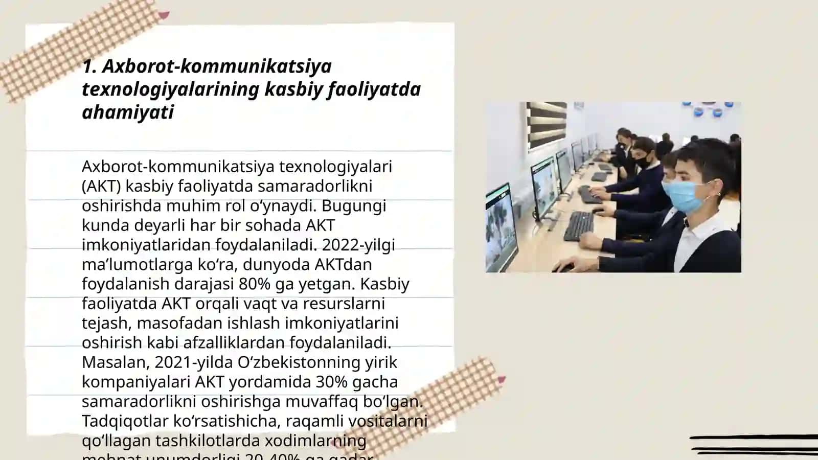 Axborot-kommunikatsiya texnologiyalarining kasbiy faoliyatda ahamiyati 3