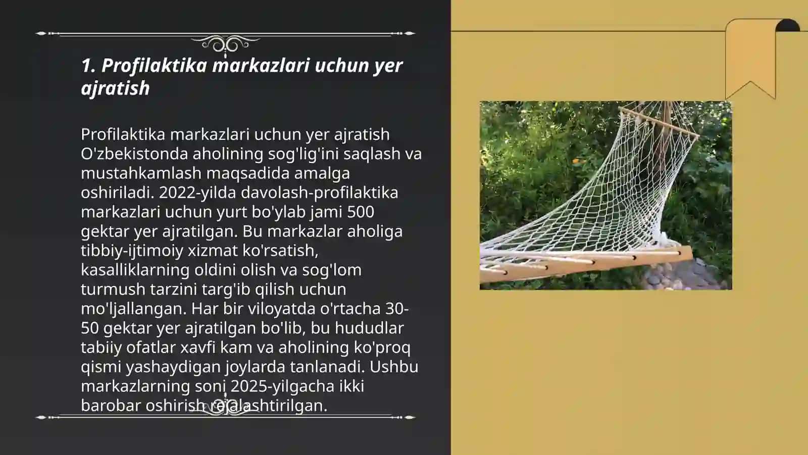 Profilaktika markazlari uchun yer ajratish 3