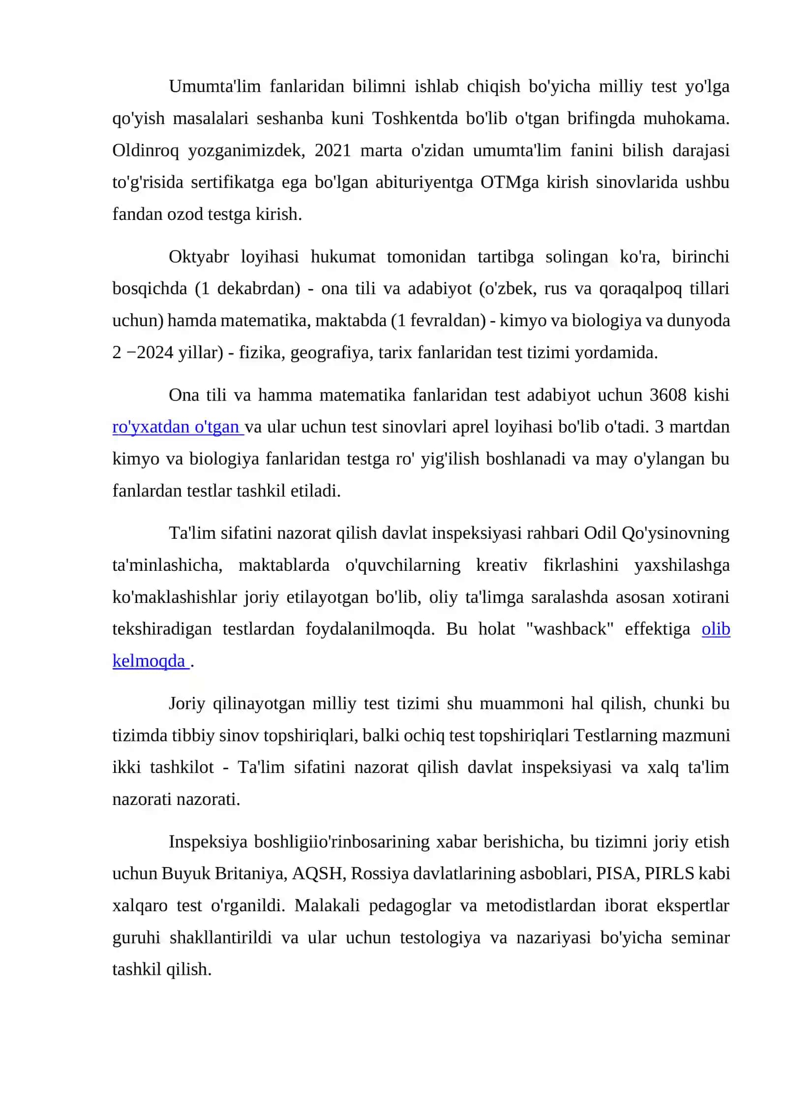 OTMga kirishda test joriy etish 3